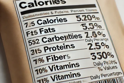 etiqueta nutricional