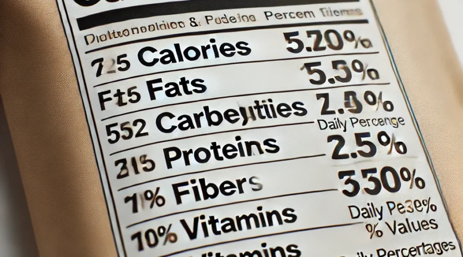 etiqueta nutricional