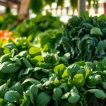 Verduras de hoja verde