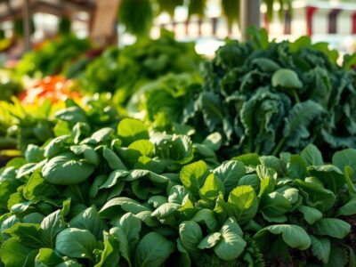 Verduras de hoja verde